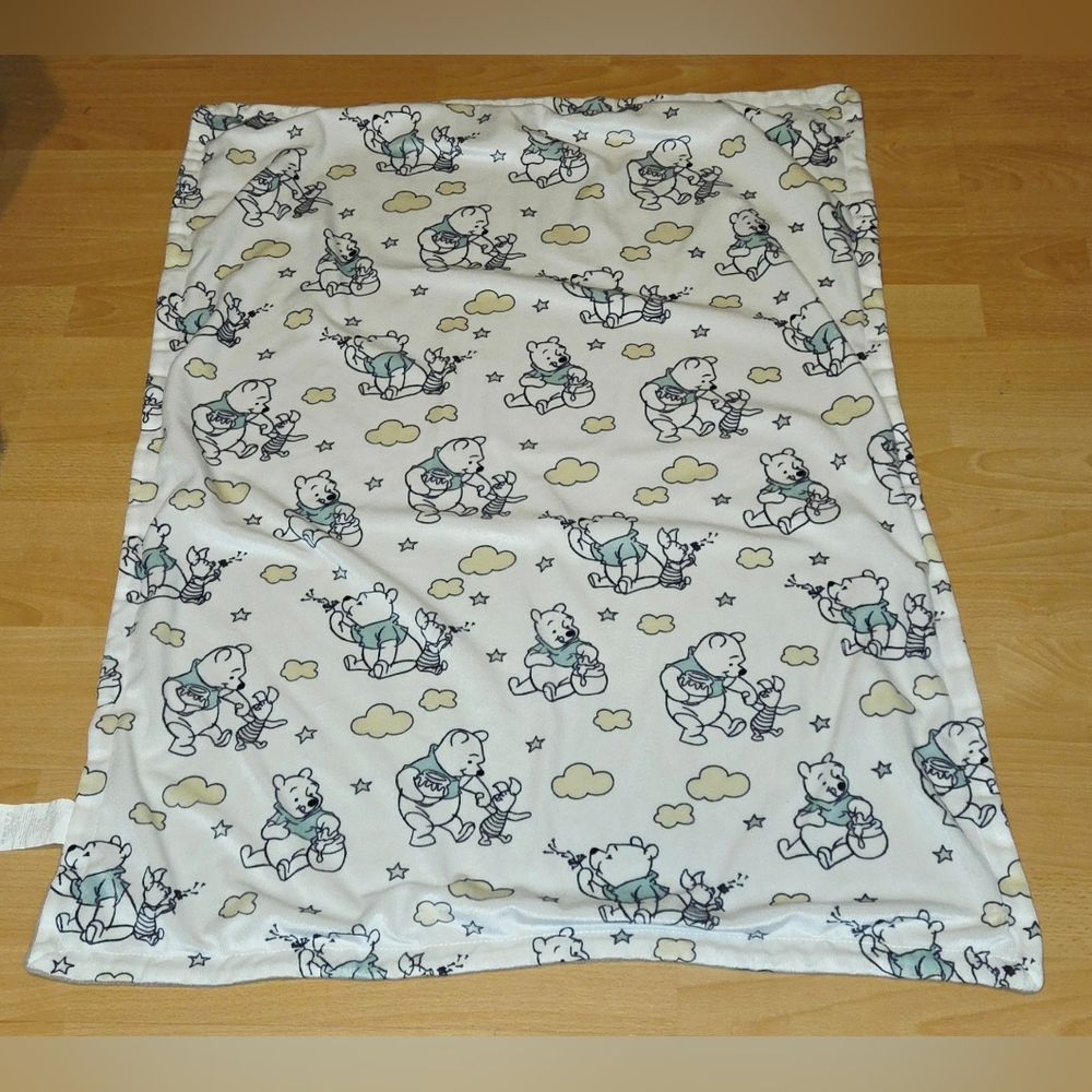 Disney Baby Plush Blanket Pooh Piglet 30x40"